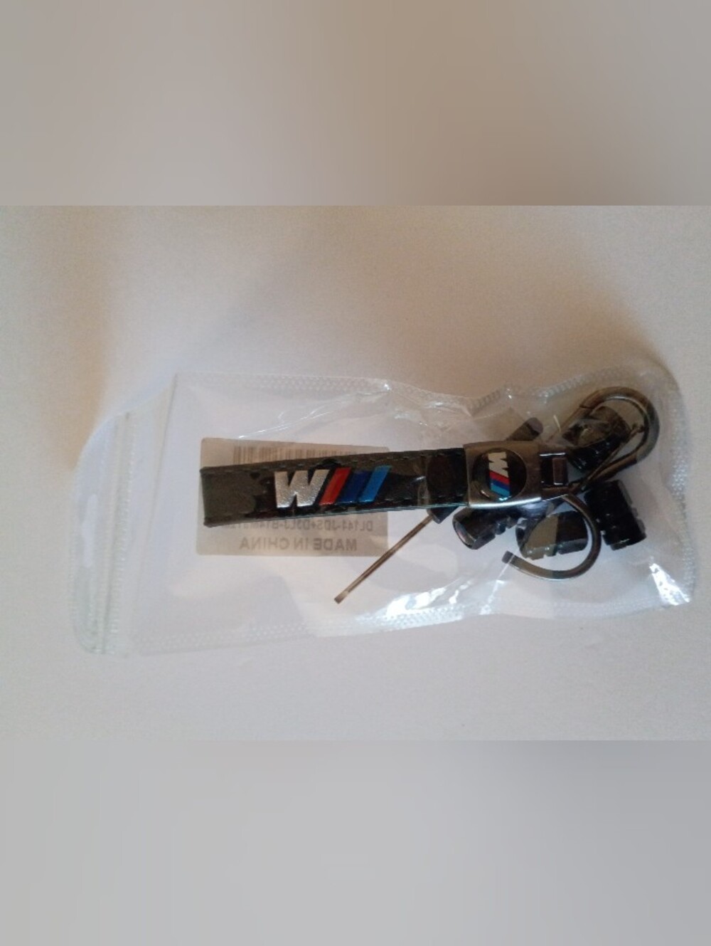 BMW M Luxury Leather Keychain Keyring